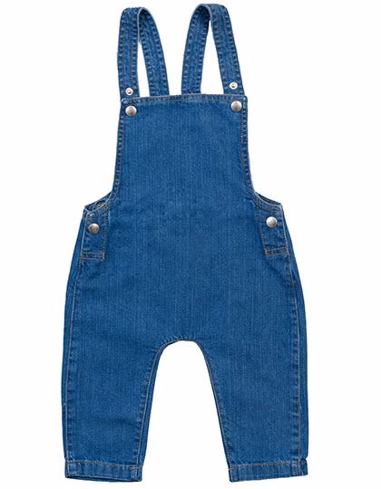 Babybugz Baby Rocks Salopette in denim di Cotone, Denim Blue 2-3 Jahre, BZ56