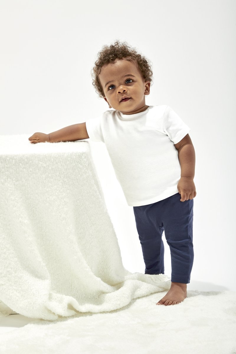 Babybugz Bio-Baumwolle Baby T-Shirt mit Druckknöpfen, Black 3-6 Monate, BZ61