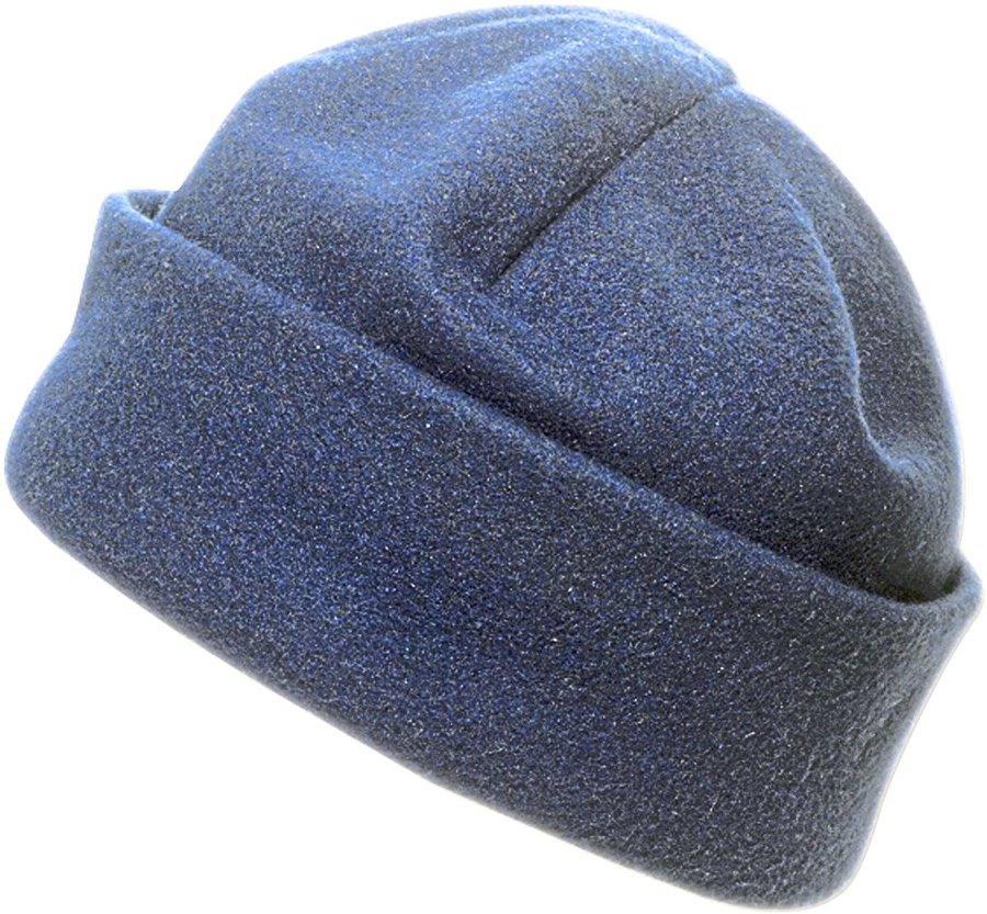 L-merch Fleece Mütze Bonneti mit Krempe, Black One Size, C1741