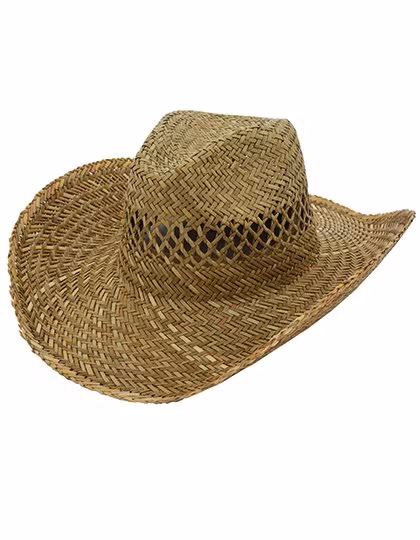 L-merch Strohhut Natural, 100% Stroh, M/L, XL/XXL, Natural M/L (55 cm), C2035