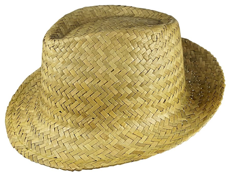 L-merch Promo Mafia Strohhut aus Seegras, Natural One Size, C2074