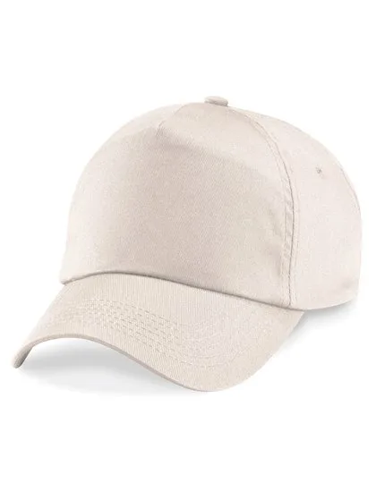 Beechfield Cotton Twill 5-Panel Cap with Ventilation, Sand One Size, CB10