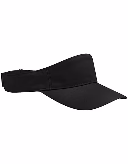 Beechfield Performance Visor aus recyceltem Polyester, Black One Size, CB174R