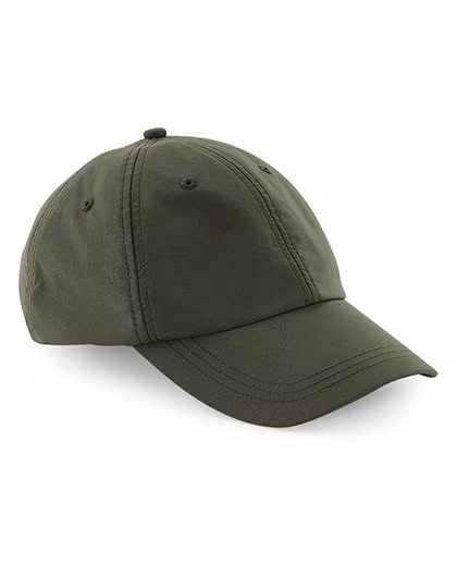 Beechfield Wasserdichte 6-Panel Cap mit Gurtband, Olive Green One Size, CB187