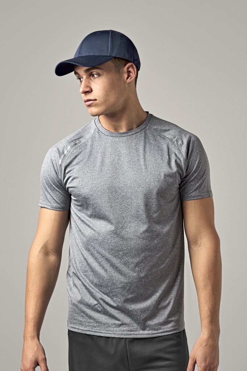 Beechfield Air Mesh 6 Panel Cap mit Belüftung, Black One Size, CB196