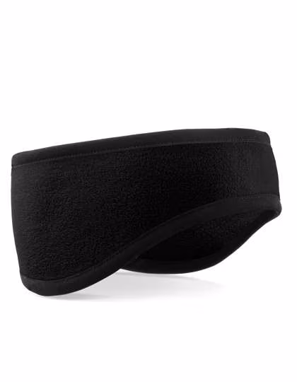 Beechfield Suprafleece® Aspen Stirnband Schwarz/Navy, French Navy L/XL, CB240
