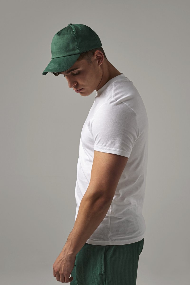 Beechfield Authentische 5-Panel Kappe aus Twill, Black One Size, CB25