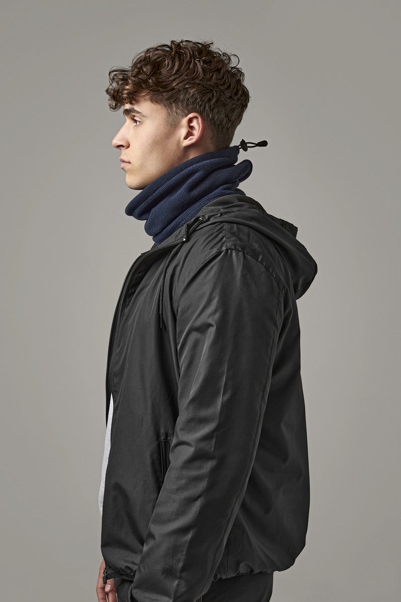 Beechfield Suprafleece® Mütze und Nackenwärmer Kombi, Black One Size, CB285