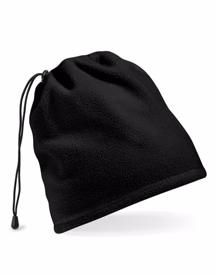 Beechfield Combinaison bonnet et chauffe-cou Suprafleece®, Black One Size, CB285