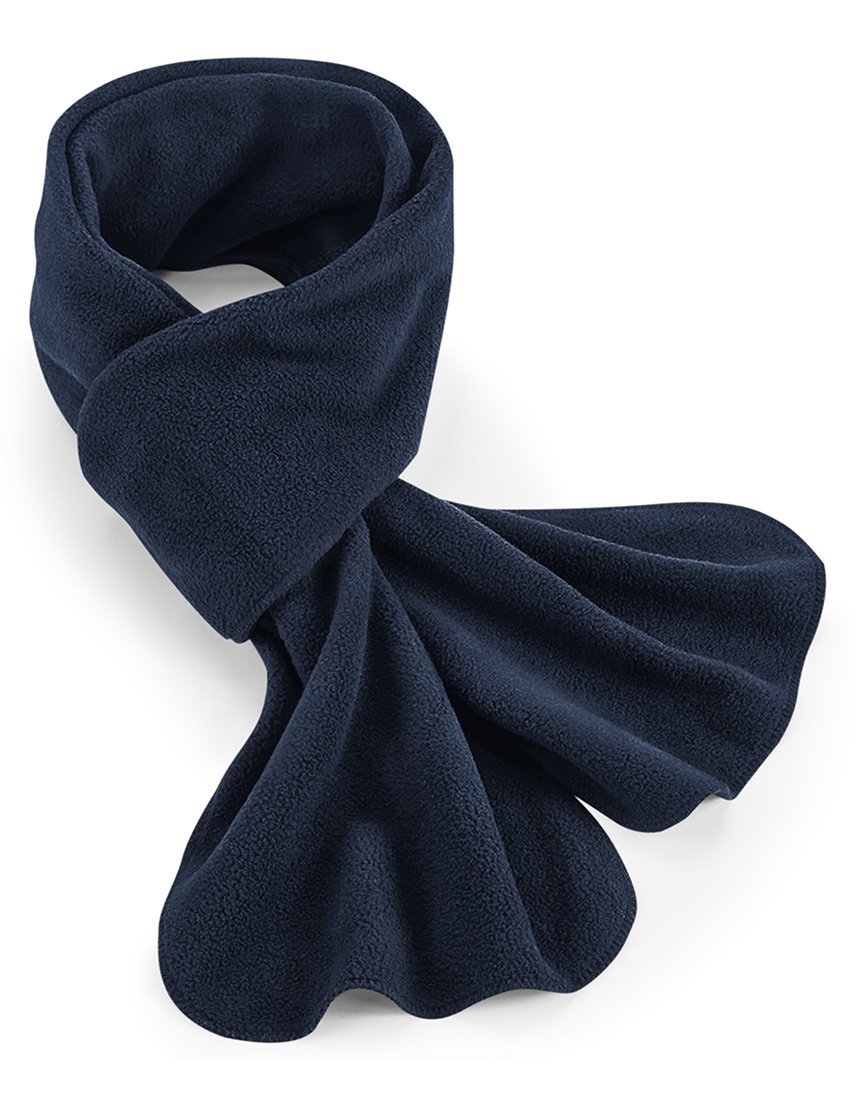 Beechfield Recycelt Fleece-Schal mit Antipilling Oberfläche, Black 170 x 25 cm, CB293R