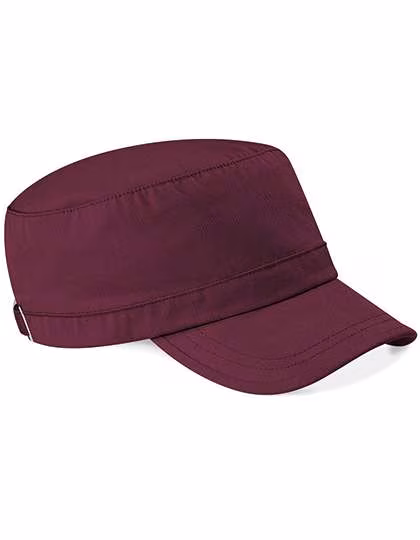 Beechfield Army Cap aus gewaschener Baumwolle, Burgundy One Size, CB34