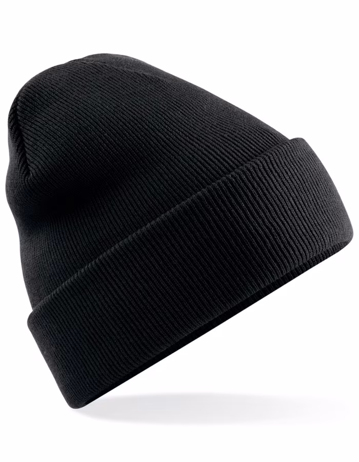 Beechfield Bonnet à revers Polylana® Original pour la durabilité, Black One Size, CB375R