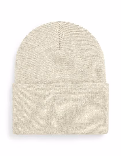 Beechfield Beanie sostenibile con risvolto largo, Bottle Green One Size, CB40R