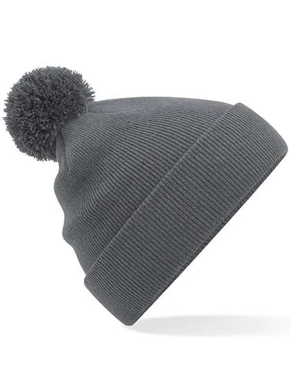 Beechfield Junior Pompom Beanie made of Acrylic, Graphite Grey One Size, CB426B