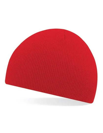 Beechfield Double-Layered Knit Beanie in Many Colours in, Classic Red One Size, CB44