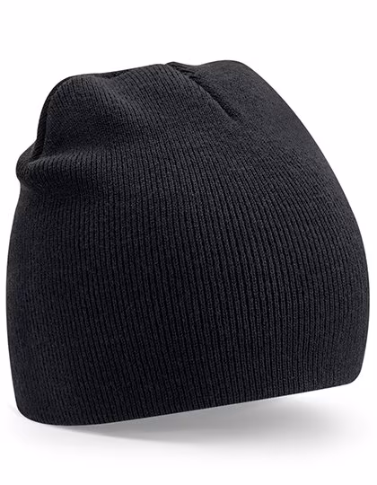 Beechfield Berretto Pull-On in Poliestere riciclato, Black One Size, CB44R