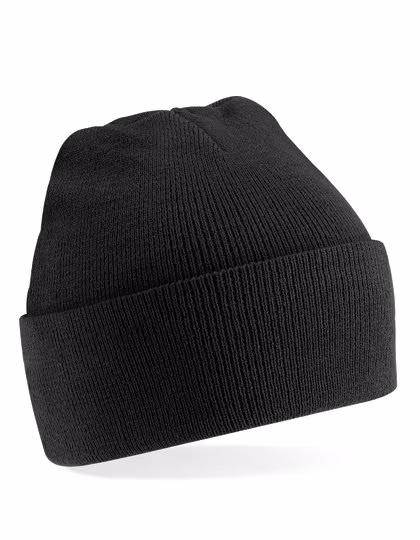 Beechfield Junior Beanie con risvolto, 100% Acrilico, Black One Size, CB45b