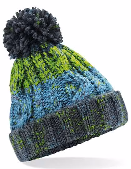 Beechfield Junior Zopfmuster Beanie mit Pom Pom, Lavender Fizz One Size, CB486b