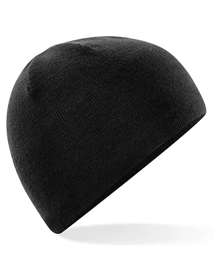 Beechfield Water-Repellent Active Beanie with Fleece, Black One Size, CB501