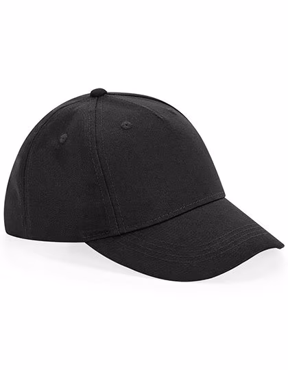 Beechfield Cap a 5 pannelli in Cotone Biologico per Bambini, Black One Size, CB63NB