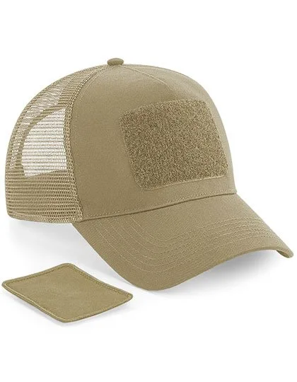 Beechfield Austauschbares Patch Snapback Trucker-Cap, Desert Sand One Size, CB641