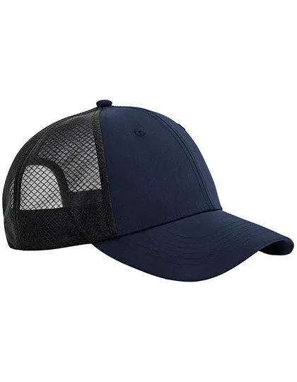 Beechfield Technical Mesh Trucker Cap mit Coolmax®, Navy/Black One Size, CB644R