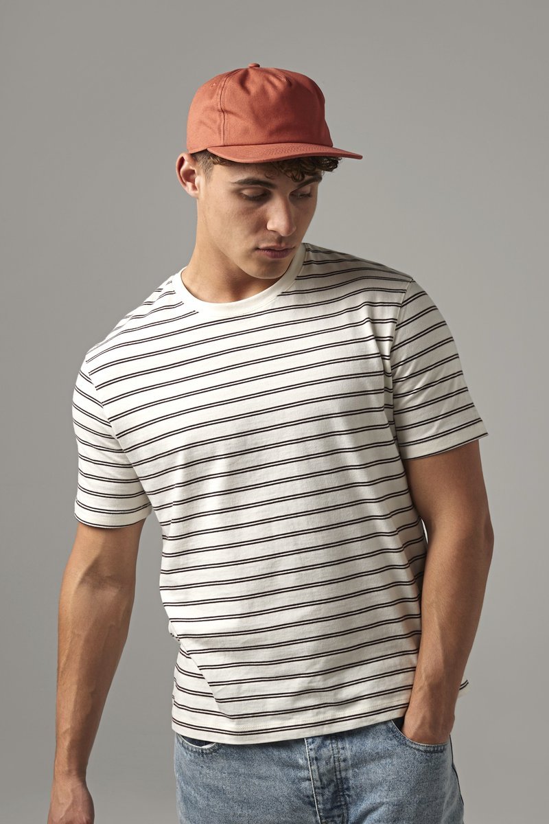 Beechfield Bio-Baumwoll 5-Panel Cap mit Stegschnalle, Sand One Size, CB64N