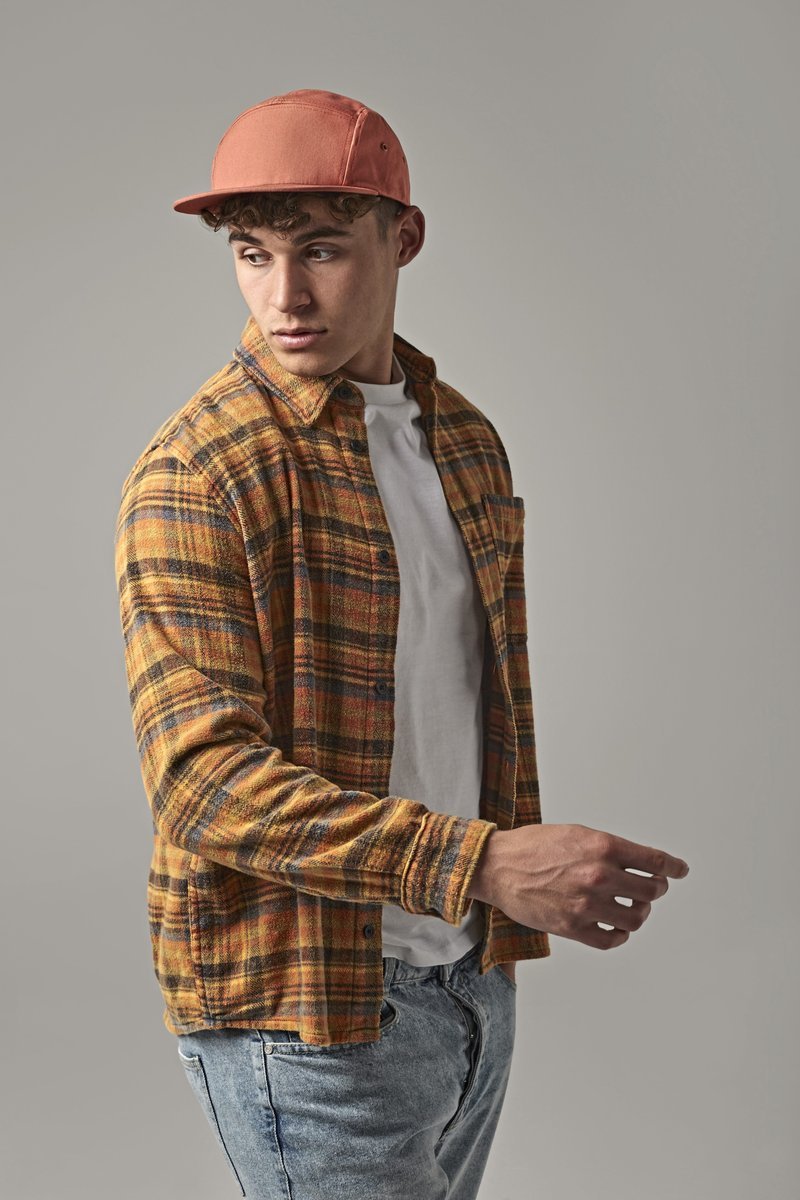 Beechfield Canvas 5-Panel Camper Cap, Baumwolle, Navy One Size, CB654