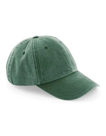 Beechfield Vintage Cap made of Brushed Cotton, Vintage Bottle Green One Size, CB655