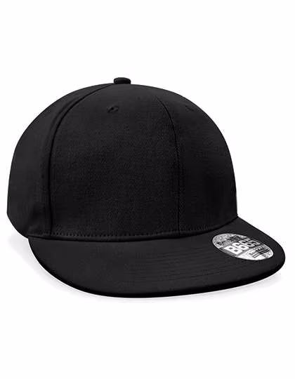 Beechfield Casquette Pro-Stretch à visière plate Noir, Black One Size, CB665