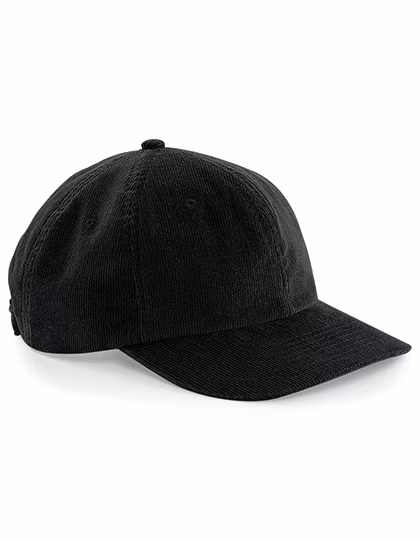 Beechfield Heritage Cord Cap in Cotone, Black One Size, CB682
