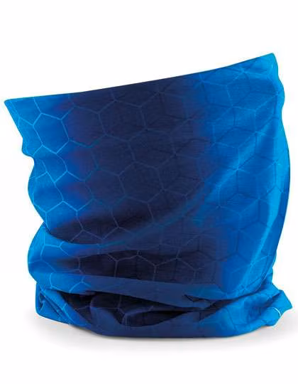 Beechfield Tour de cou Morf® Geometric en Polyester, Geo Blue One Size, CB904