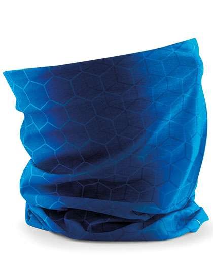 Beechfield Morf® Geometric Schlauchschal aus Polyester, Geo Blue One Size, CB904