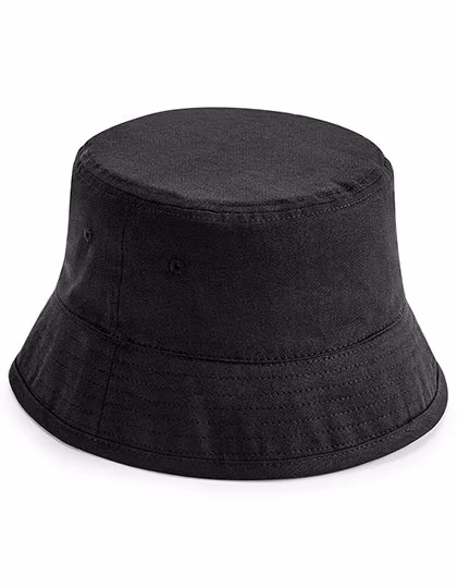 Beechfield Bob en Coton Bio avec protection solaire, Black L/XL, CB90N