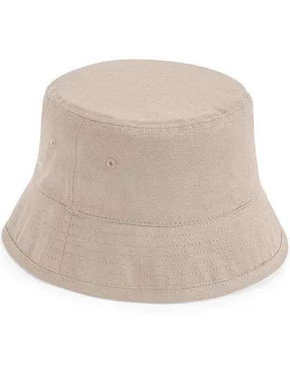 Beechfield Bio-Baumwoll Bucket Hat mit UV-Schutz, Sand M/L (7-12 Jahre), CB90NB
