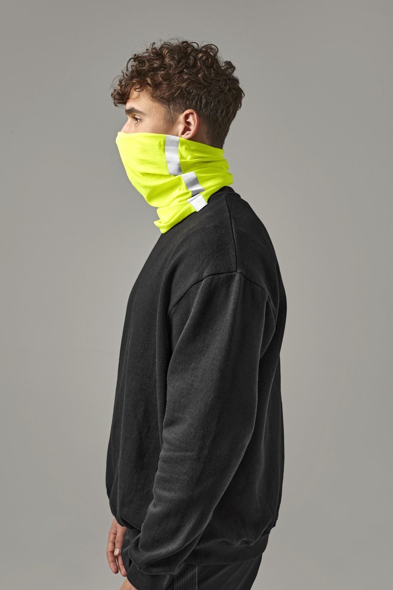 Beechfield Morf® Enhanced-Viz Schal mit Reflektoren, Fluorescent Yellow One Size, CB950