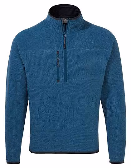 Craghoppers Expert Recycelter Fleecepullover mit Halbzipper, Poseidon Blue Marl 3XL, CEA004