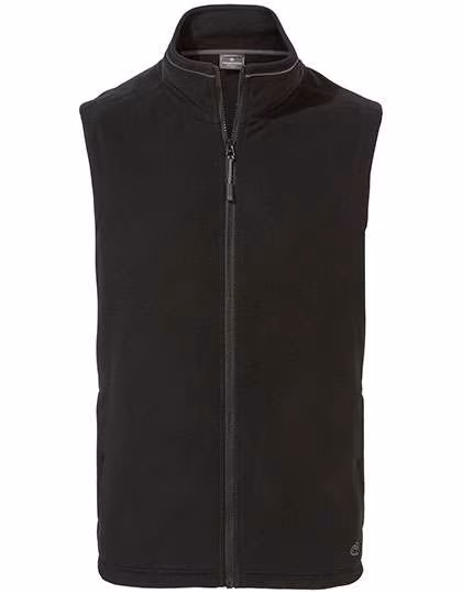 Craghoppers Expert Microfleece-Weste aus recyceltem Polyester, Black XS, CEB007