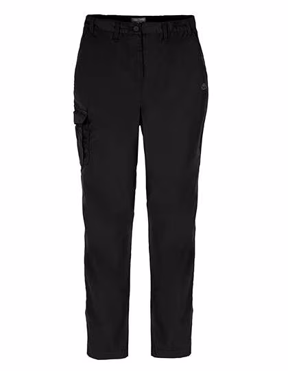 Craghoppers Expert Cargo Trousers with EcoShield and UPF 40+, Black 8(34)/28, CEJ002