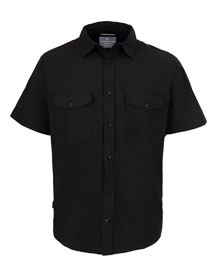 Craghoppers Expert Expert Kiwi Kurzarmhemd mit Sonnenschutz, Black S, CES003