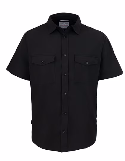 Craghoppers Expert Expert Kiwi Kurzarmhemd mit Sonnenschutz, Black S, CES003