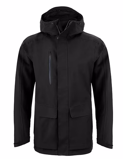 Craghoppers Expert Kiwi Pro Stretch Long Jacket, AquaDry, Black L, CEW001