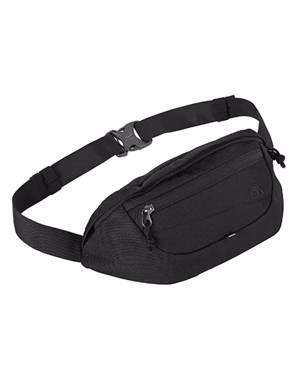 Craghoppers Expert Sac Banane en Polyester Recyclé, Black 28 x 14 x 10 cm, CEX001