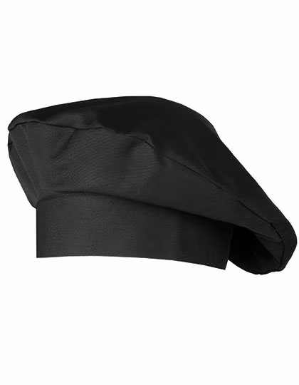 CG Workwear Sustainable Chef's Hat Fano GreeNature, Black One Size, CGW0180