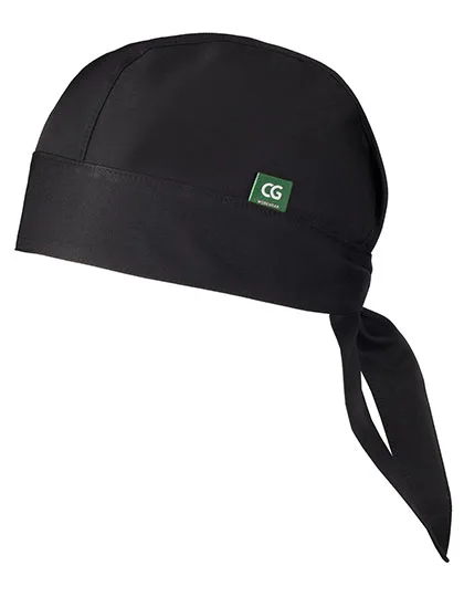 CG Workwear Kochmütze Prato GreeNature aus Bio-Baumwolle, Black One Size, CGW0185