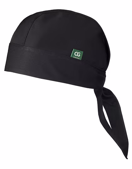 CG Workwear Toque de Chef Prato GreeNature en Coton Biologique, Black One Size, CGW0185