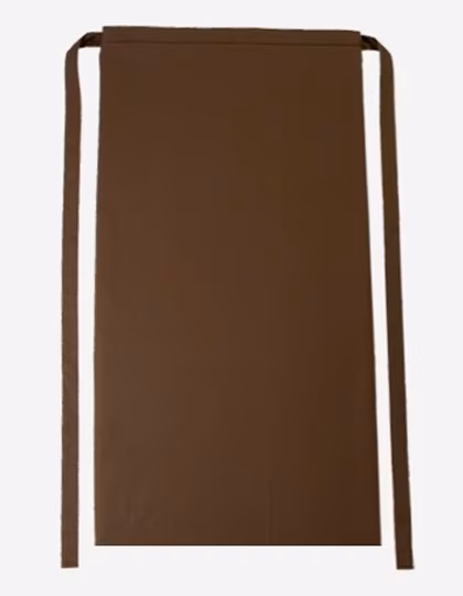 CG Workwear Bistro-Apron Roma 80 aus Polyester-Baumwolle, Toffee 80 x 100 cm, CGW122