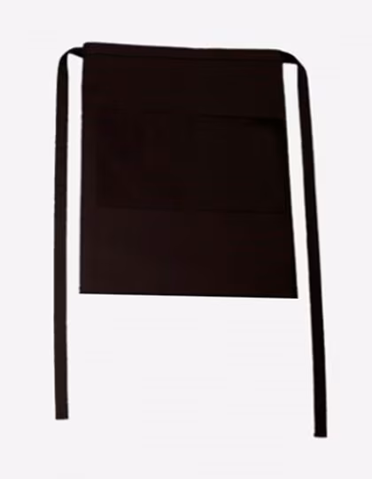 CG Workwear Grembiule da bistrot Roma Bag con tasca, Black 50 x 78 cm, CGW1262