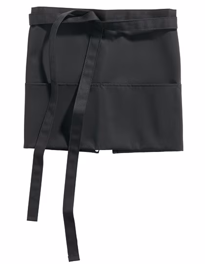 CG Workwear Grembiule da bistrot Roma Classic Bag Mini, Black 33 x 75 cm, CGW127
