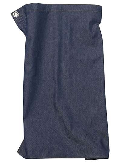 CG Workwear Bistroschürze Pizzone Jeans mit Druckknöpfen, Denim 80 x 71 cm, CGW128J